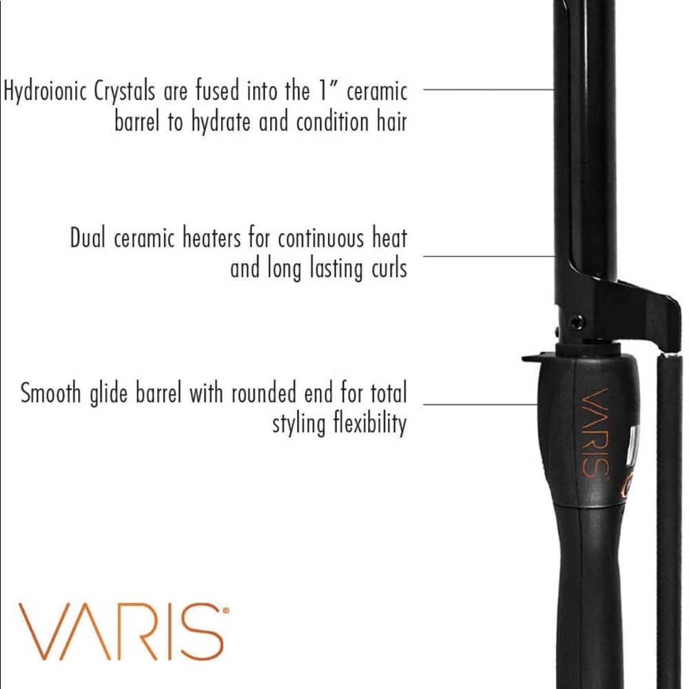 Varis 1inch curling iron